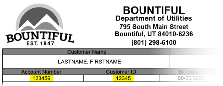 Bountiful Fiber Bill Example
